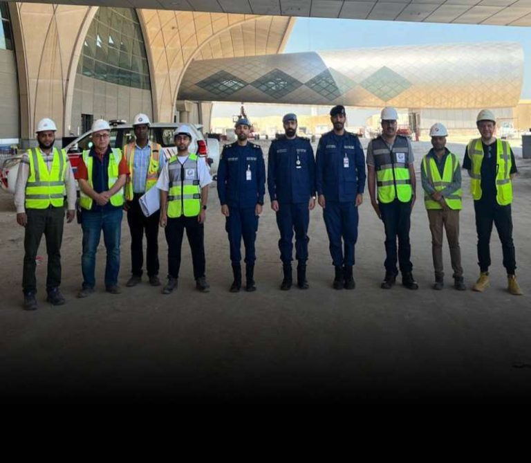 «الإطفاء» تفتتح مكتبا في مشروع المطار الجديد «T2»