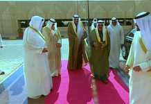 شهد الحفل ولي العهد ورئيس الوزراء وكبار المسؤولين بالدولة الأمير يرعى ويحضر حفل تكريم المعلمين والمدارس المتميزة بمناسبة اليوم العالمي للمعلم