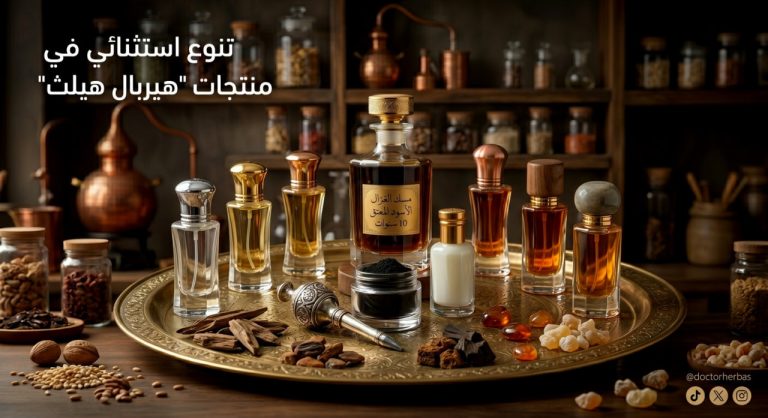 من “الإثمد الأسود” إلى البخور: تنوع استثنائي في منتجات “هيربل هيلث”